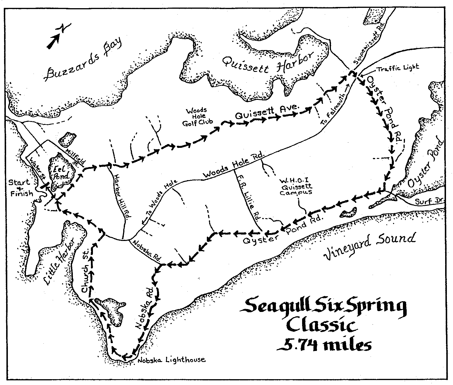 Seagull Six Spring Classic Falmouth Running Club